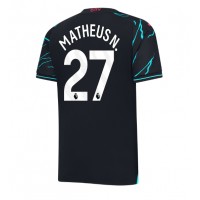 Dres Manchester City Matheus Nunes #27 Tretina 2023-24 Krátky Rukáv
